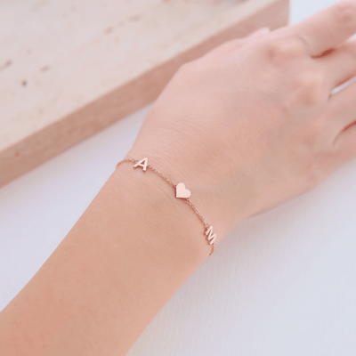 585er Gold Buchstaben Armband - OTANTO