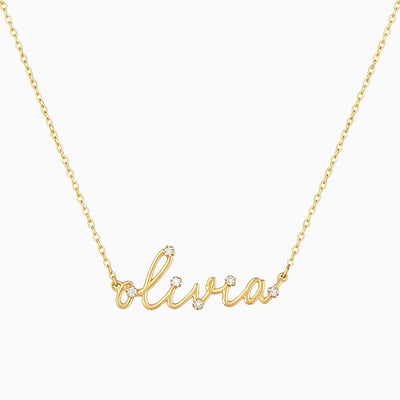 585er Namenskette - Variante Zirkonia - OTANTO