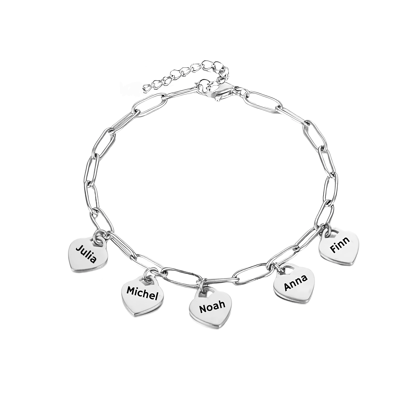 Armband mit Herzanhängern - OTANTO