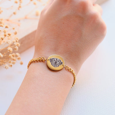 Haustier Fotogravur Armband Damen - OTANTO