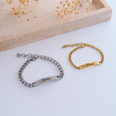 ID Partnerarmband mit Wunschgravur - OTANTO