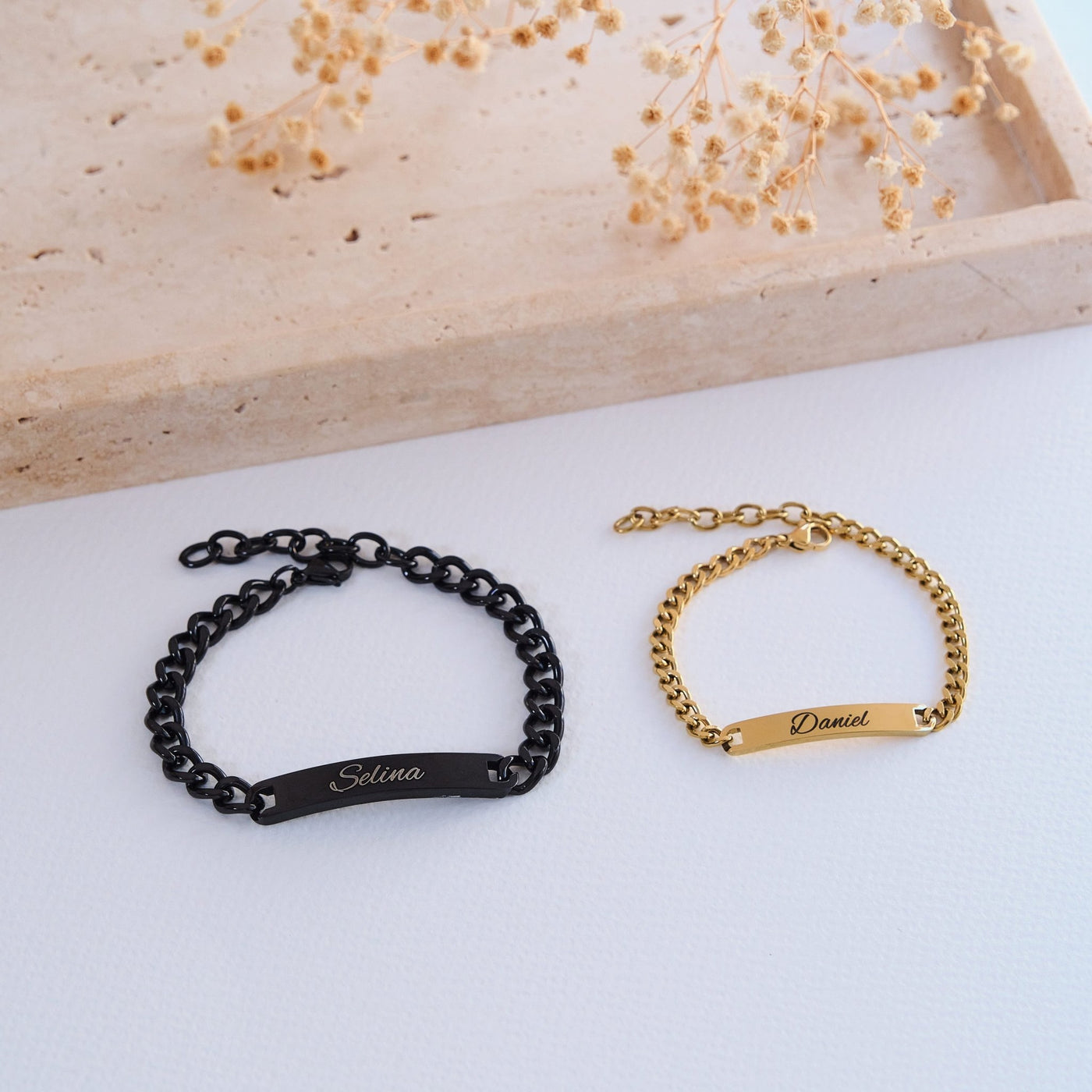 ID Partnerarmband mit Wunschgravur - OTANTO