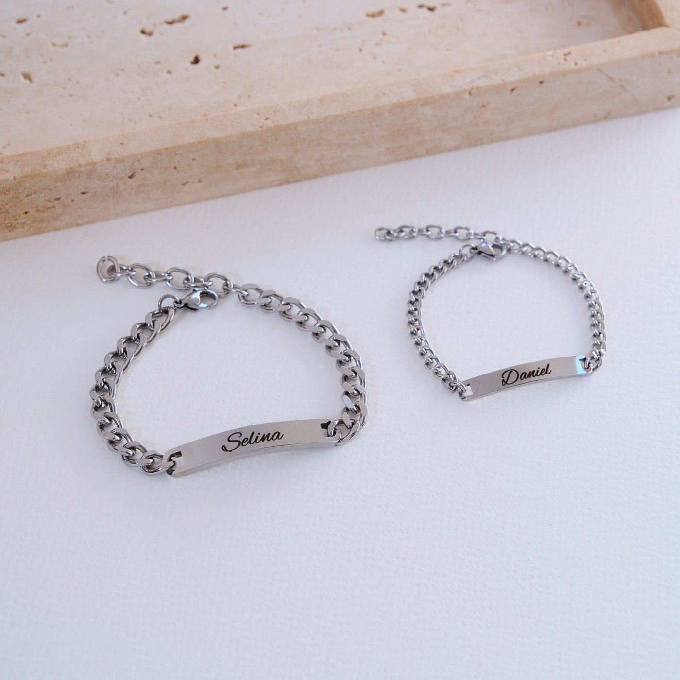 ID Partnerarmband mit Wunschgravur - OTANTO