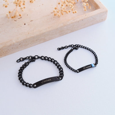 ID Partnerarmband mit Wunschgravur - OTANTO