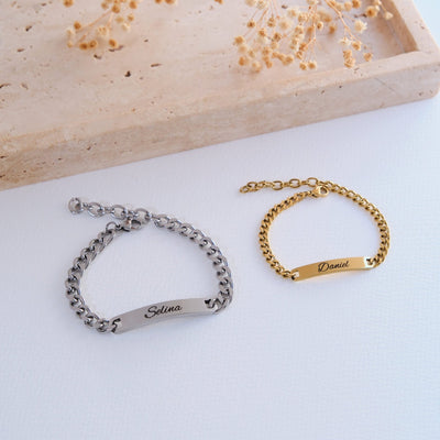 ID Partnerarmband mit Wunschgravur - OTANTO