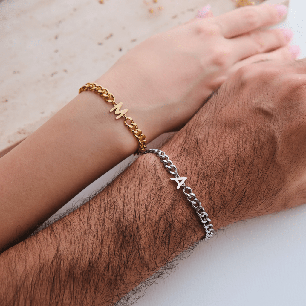 Initial Gold Partnerarmbänder - OTANTO