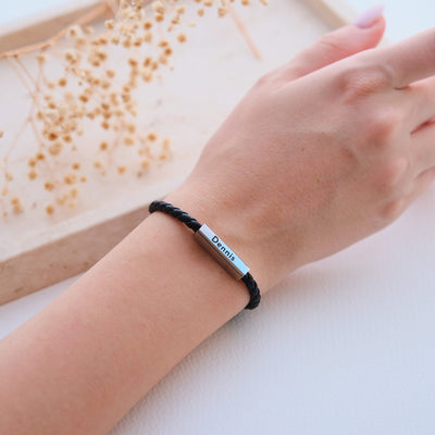 Magnetische Partnerarmbänder mit Gravur - OTANTO