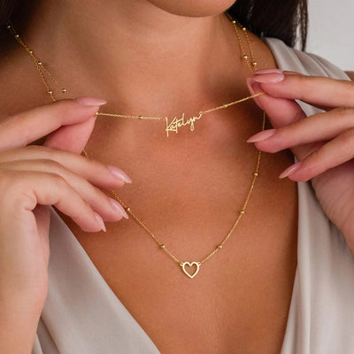 Namenskette - Variante Heart - OTANTO