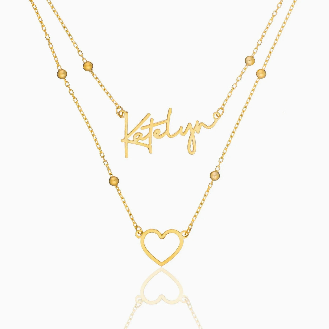 Namenskette - Variante Heart - OTANTO