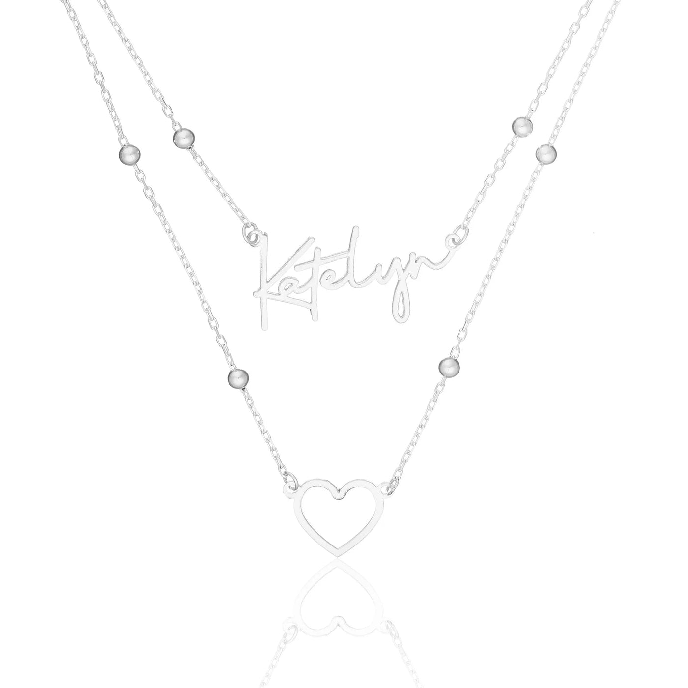 Namenskette - Variante Heart - OTANTO