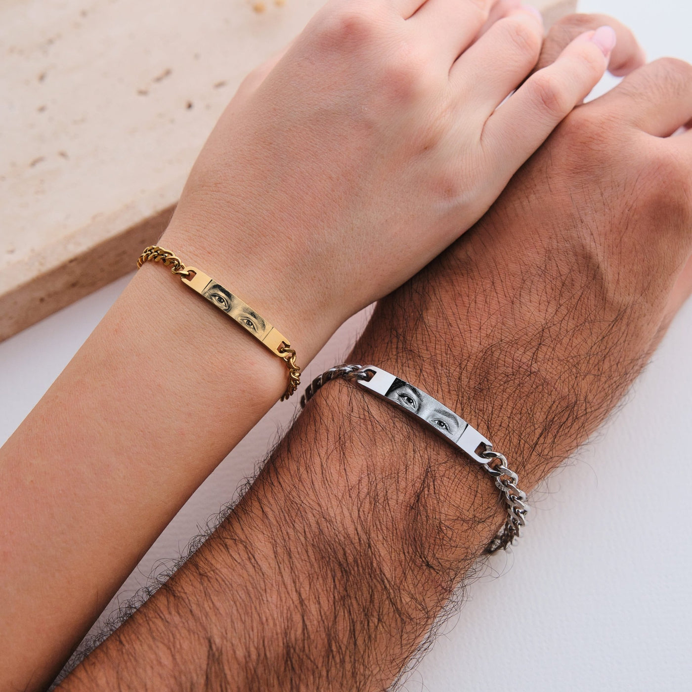 Partnerarmband mit Fotogravur - OTANTO