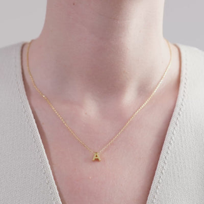 3D Initial Halskette