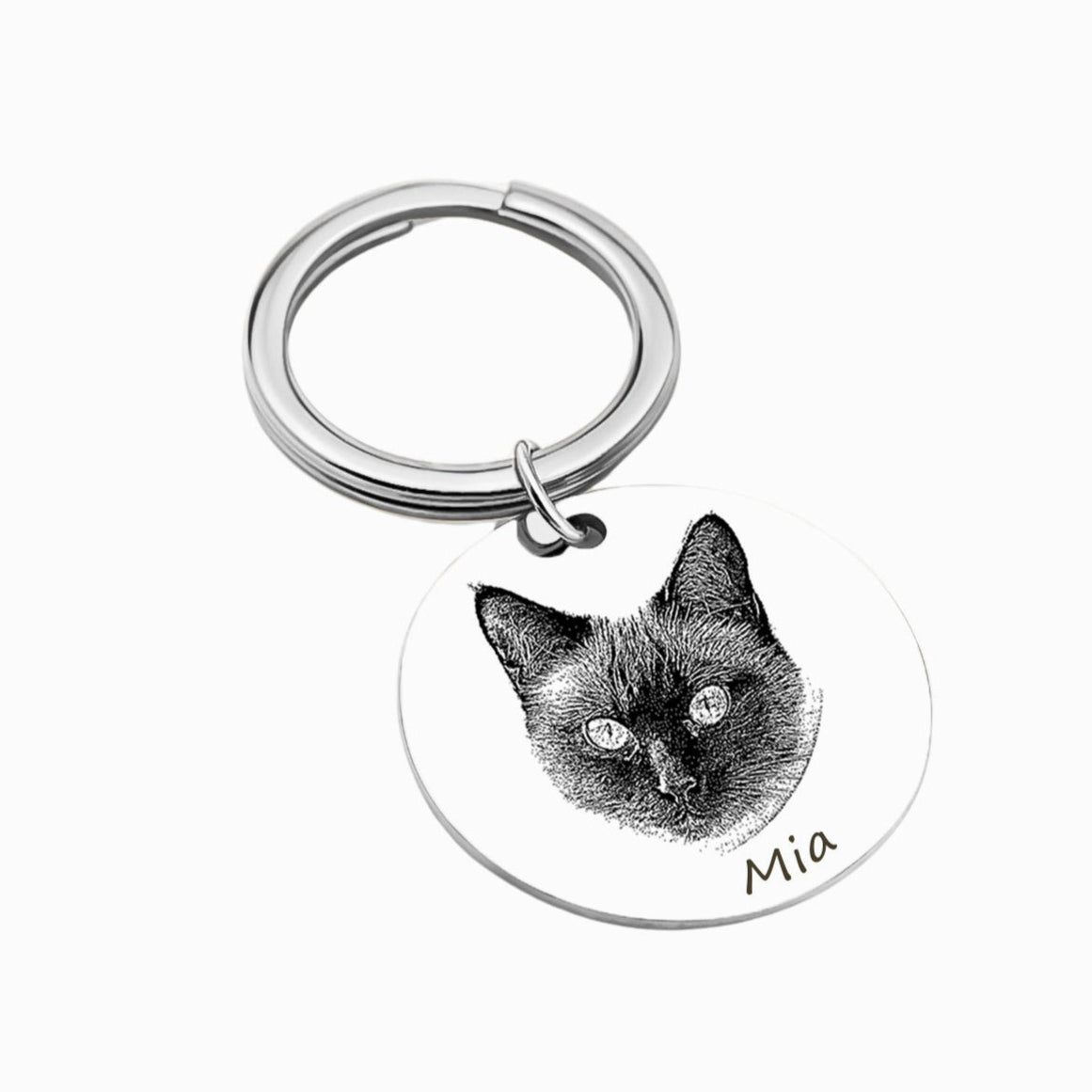 Schlüsselanhänger mit Haustier Fotogravur - OTANTO