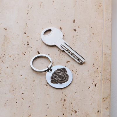 Schlüsselanhänger mit Haustier Fotogravur - OTANTO