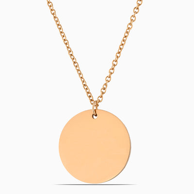 Pendentif empreinte digitale collier