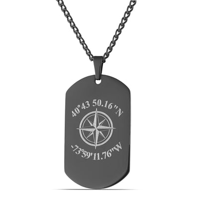 Cuban Chain Dog Tag ID Halskette - OTANTO