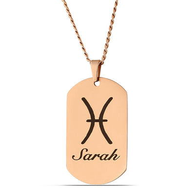 Cuban Chain Dog Tag ID Halskette - OTANTO