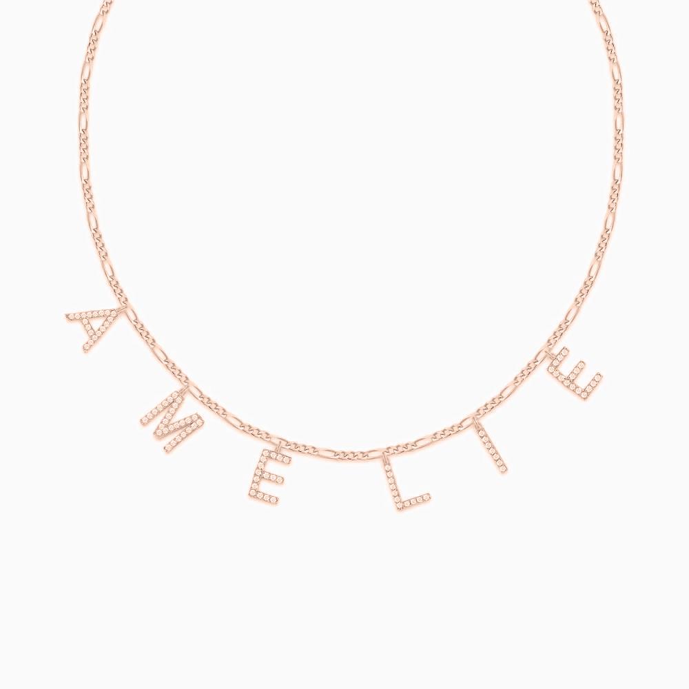 Figaro Zirkonia Buchstaben Namenskette - Otanto